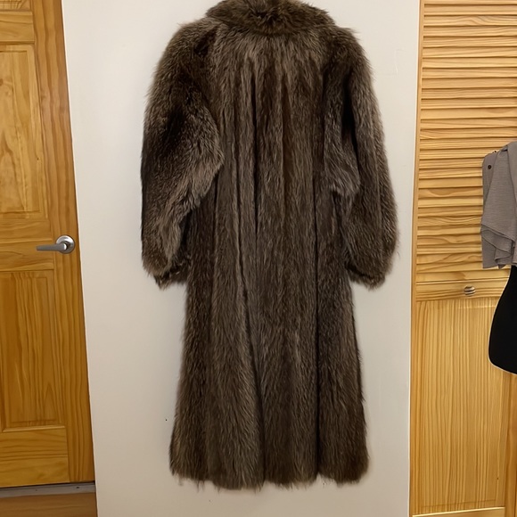 Evans FUR Full length coat- Sz 10-12 - Picture 5 of 10
